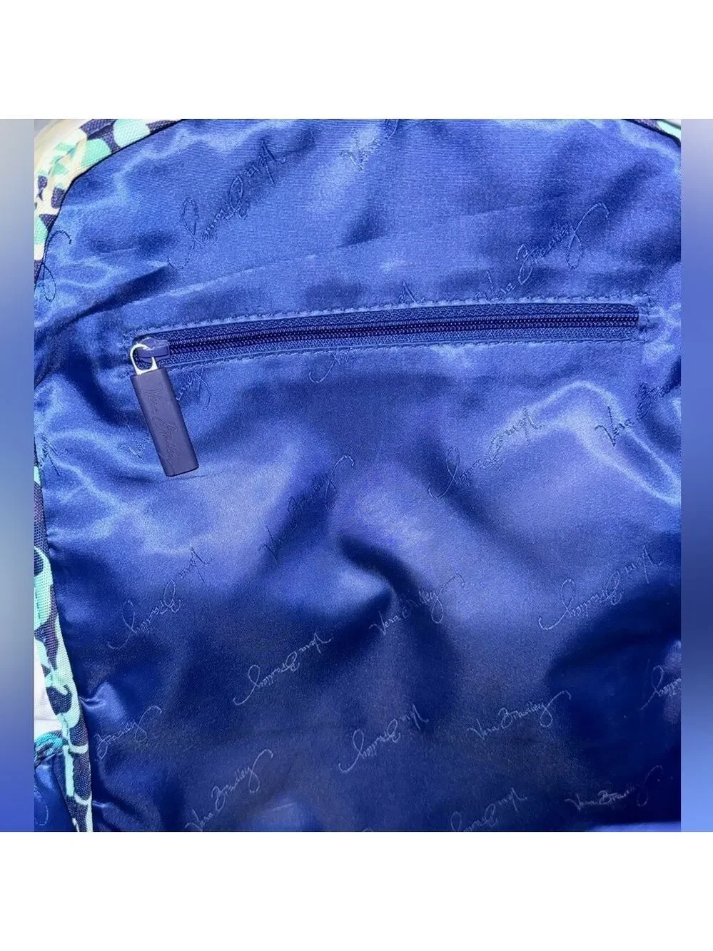 Vera Bradley Blue Floral Backpack